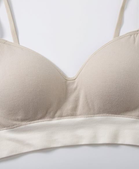 Everyday Neutrals Two-Ways Back Sweetheart Push-up Cami Vest