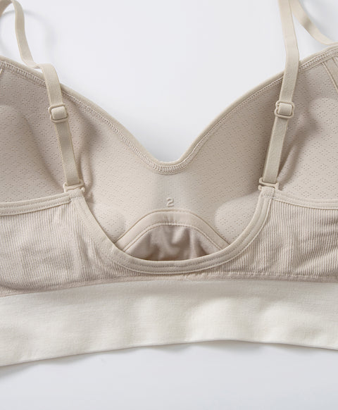 Everyday Neutrals Two-Ways Back Sweetheart Push-up Cami Vest