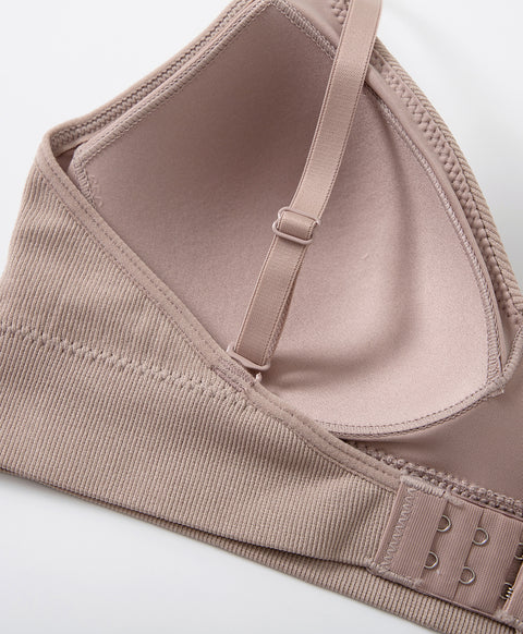 Basic Rib Bralette with Back Hook