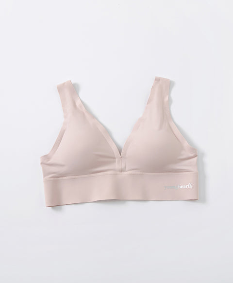 Clean-Cut Seamless Wireless V-Bra