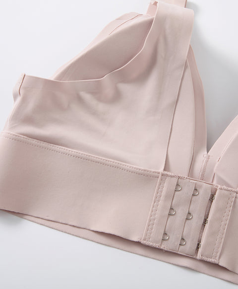 Clean-Cut Seamless Wireless V-Bra