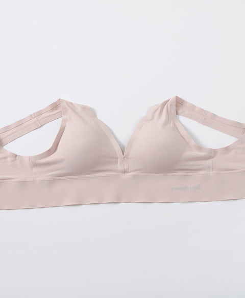 Clean-Cut Seamless Wireless V-Bra