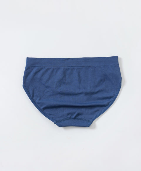 Simple Seamless Low Waist Midi Panties