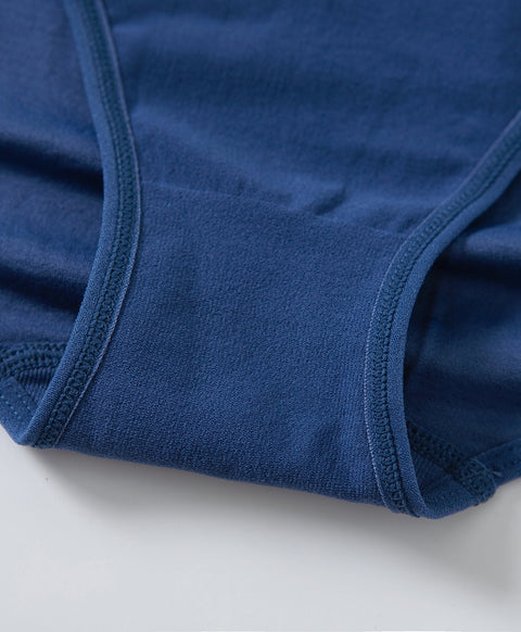 Simple Seamless Low Waist Midi Panties
