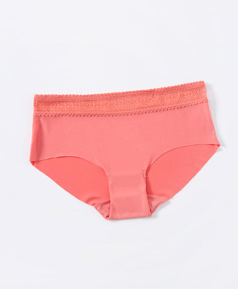 Clean Cut Lace Trim Low waist Hipster Panty