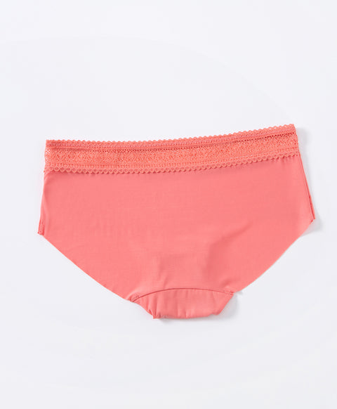 Clean Cut Lace Trim Low waist Hipster Panty