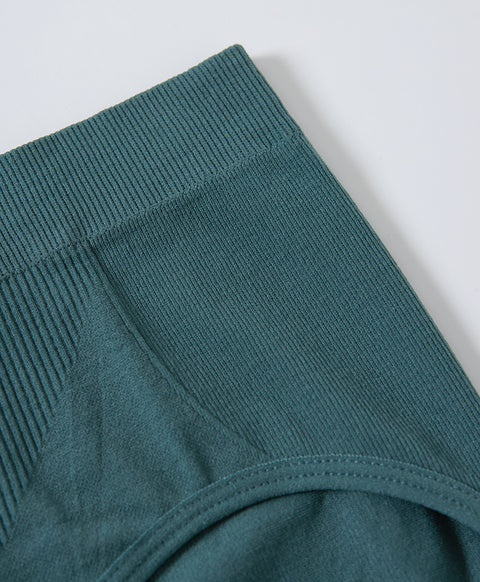 Elegant Seamless Mid Waist Midi Panties