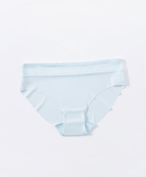Clean Cut Lace Trim Low waist Midi Panty