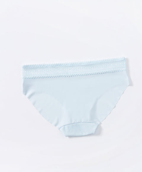 Clean Cut Lace Trim Low waist Midi Panty