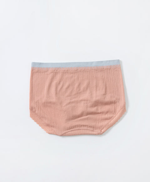 Lacey Seamless Mid Waist Hipster Panties
