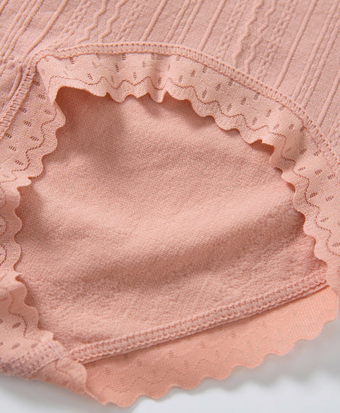 Lacey Seamless Mid Waist Hipster Panties