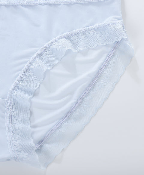 Floral Whisper Mid-Waist Midi Panties