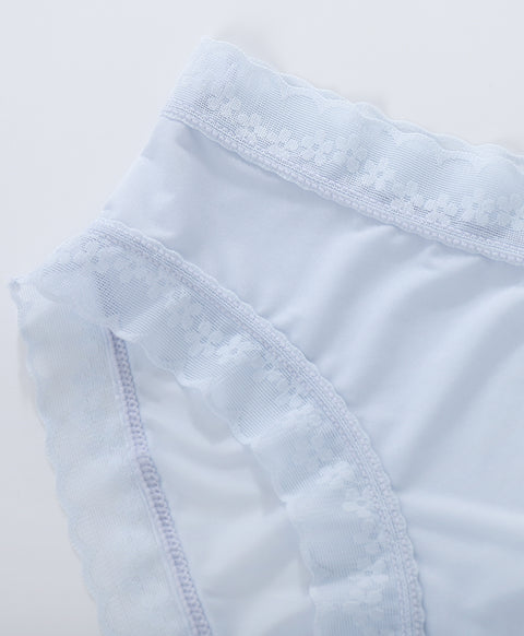 Floral Whisper Mid-Waist Midi Panties