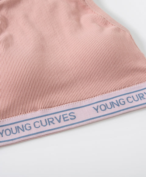365 Days with Young Curves Athletic Aesthetic High Support Seamfree Pull Over Racer-Back Vest