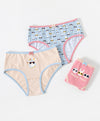 Junior Happy Days Girls Mini 3-pack Panties