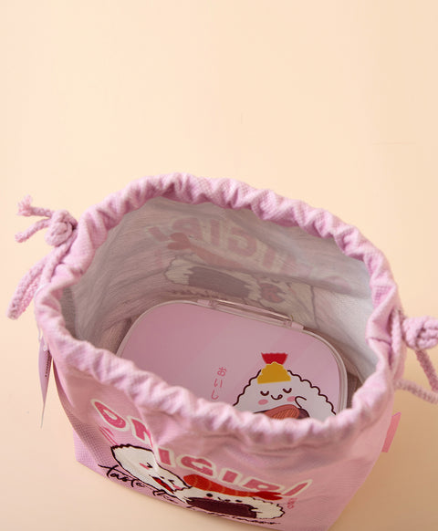 Eat-Ready! Onigiri Bento Box With Bag