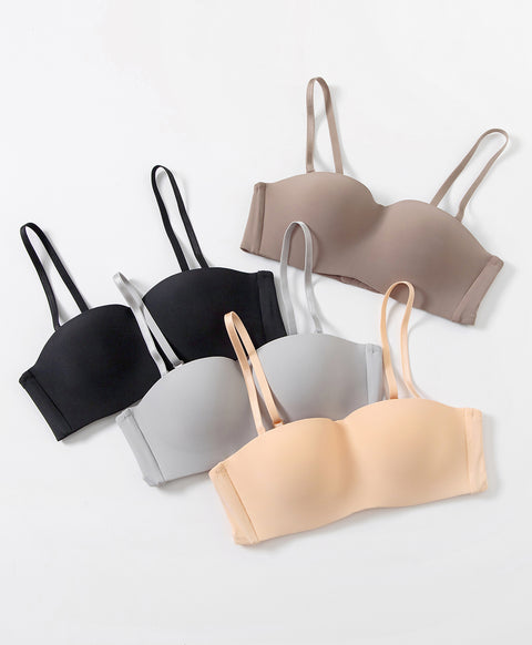 Basic Neutrals Wireless 1/2 Cup Multiway Bandeau Bra