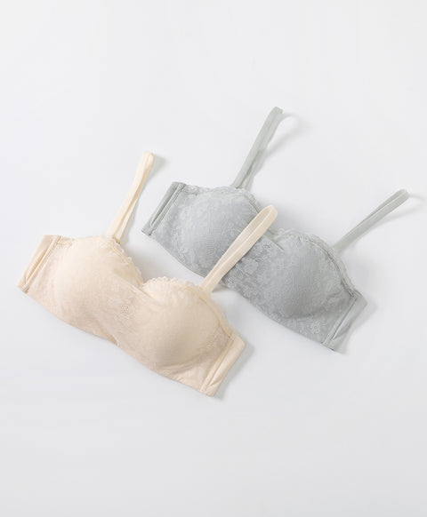 Dainty Florals 1/2 Cup Wired Bandeau Bra
