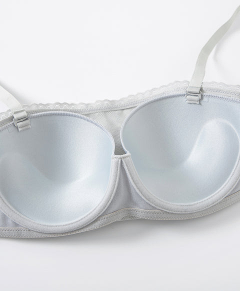 Dainty Florals 1/2 Cup Wired Bandeau Bra