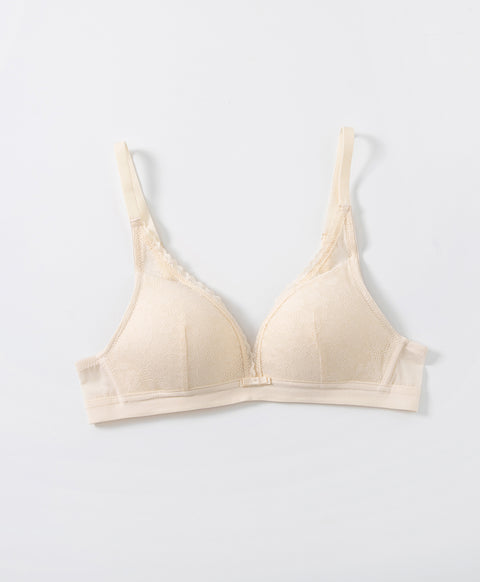 Dainty Florals Triangle Lightly-Lined Wireless Bra