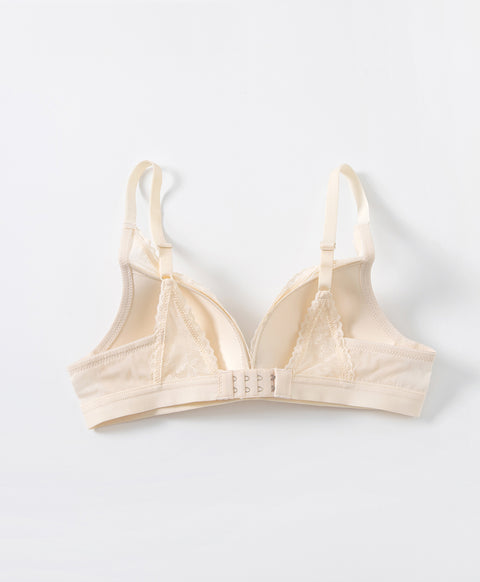 Dainty Florals Triangle Lightly-Lined Wireless Bra