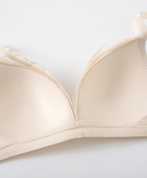 Dainty Florals Triangle Lightly-Lined Wireless Bra