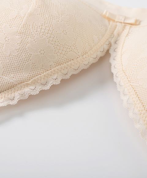 Dainty Florals Triangle Lightly-Lined Wireless Bra