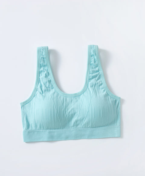 Sporty Comfort U-Back Seamless Wireless Pull Over Vest