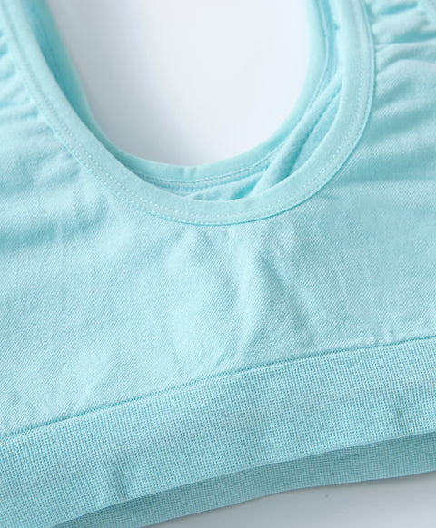 Sporty Comfort U-Back Seamless Wireless Pull Over Vest