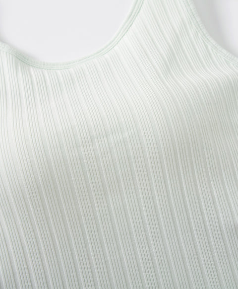 Ribbed Tank Top Bra