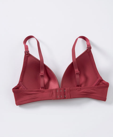 Basic Contrast Microfiber Wireless Triangle Bra