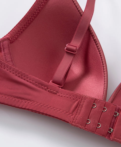 Basic Contrast Microfiber Wireless Triangle Bra