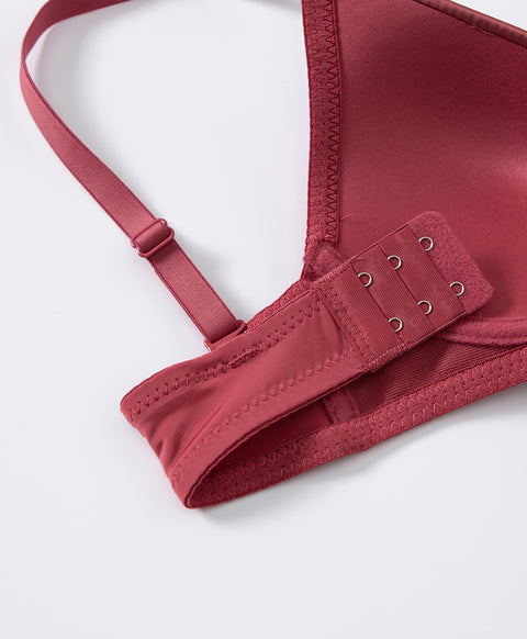 Basic Contrast Microfiber Wireless Triangle Bra