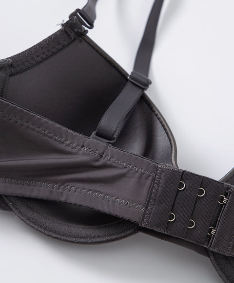Basic Contrast Microfiber Underwired 3/4 Demi Bra