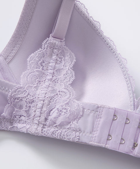 Microfiber Lace Delight Wireless Triangle Bra