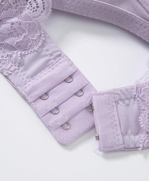Microfiber Lace Delight Wireless Triangle Bra
