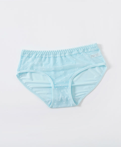 Mesh Polka Dots Low waist Mini Panties