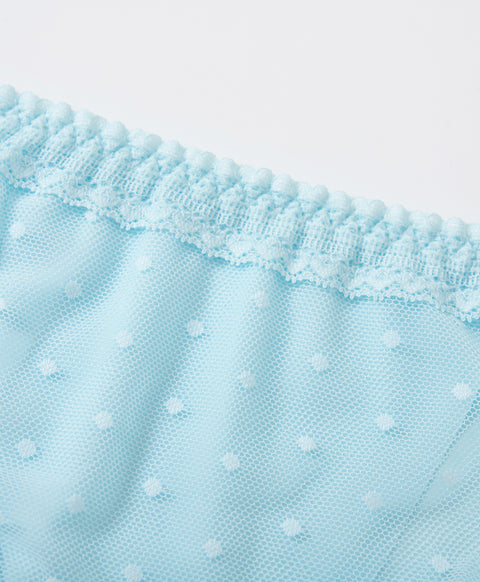 Mesh Polka Dots Low waist Mini Panties