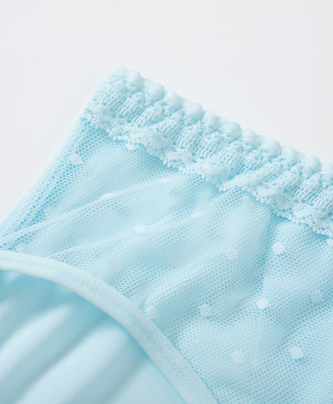 Mesh Polka Dots Low waist Mini Panties