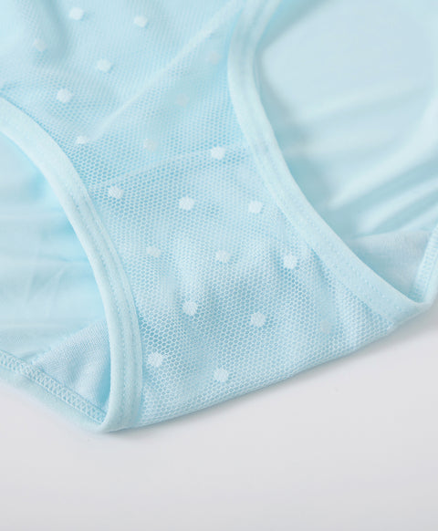 Mesh Polka Dots Low waist Mini Panties