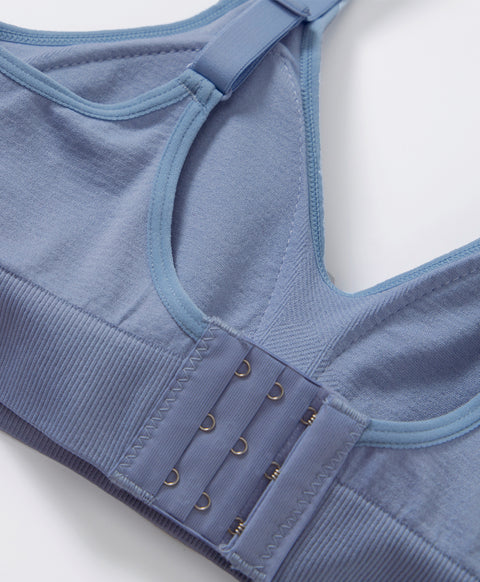 Seamless Plus Comfort V-Neck Bralette with Back Hook