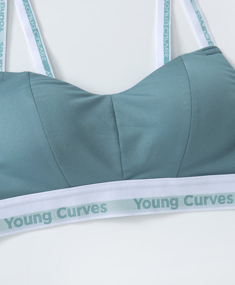 365 Days with Young Curves Athletics Club Wireless Strap Back Pull over vest