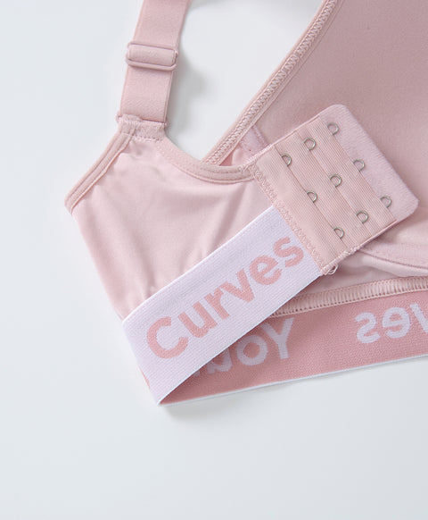 365 Days with Young Curves Athletics Club Wireless U-Back Bralette with Back Hooks