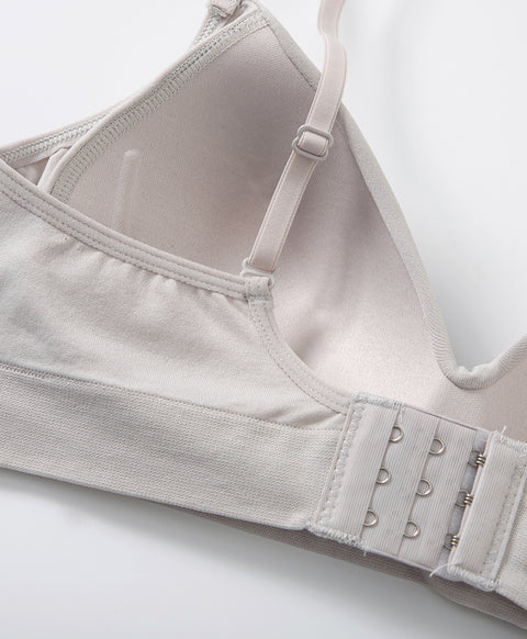 Seamless Comfy Basic 3/4 Cup Bralette with Back Hook
