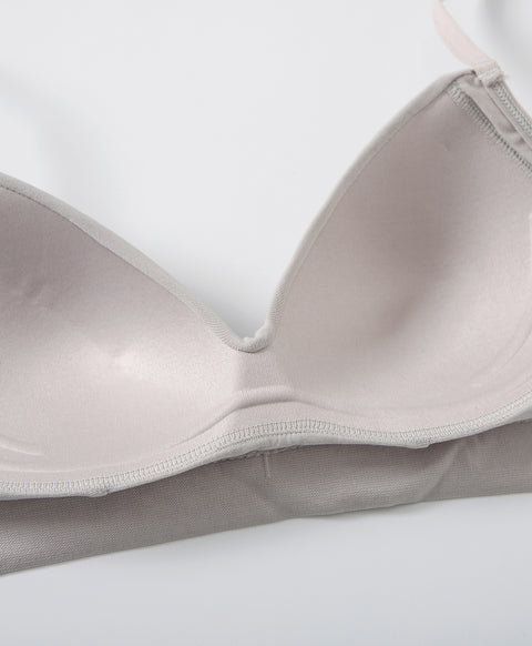 Seamless Comfy Basic 3/4 Cup Bralette with Back Hook