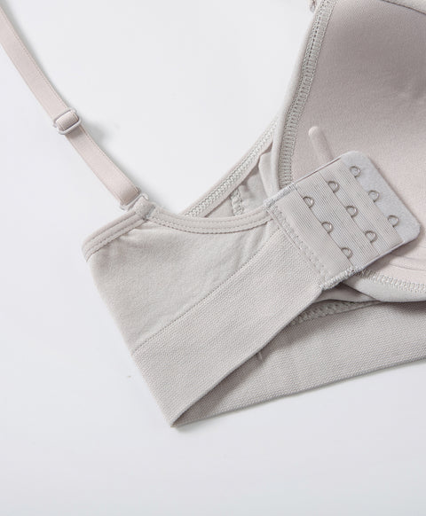 Seamless Comfy Basic 3/4 Cup Bralette with Back Hook