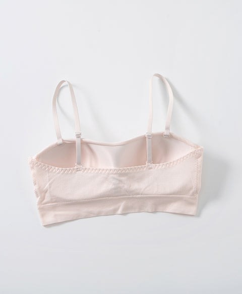 Seamless Comfy Basic Half Cup Pull-over Multiway Bandeau Vest