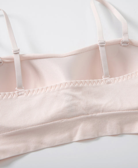 Seamless Comfy Basic Half Cup Pull-over Multiway Bandeau Vest