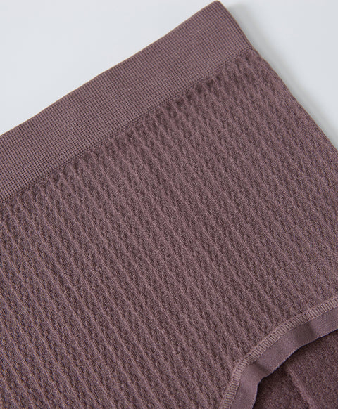 Jacquard Seamless Knit Mid-High Waist Hipster Panties