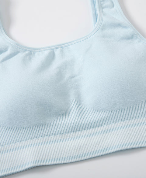 Contrast Sporty U-Back Pull Over Vest